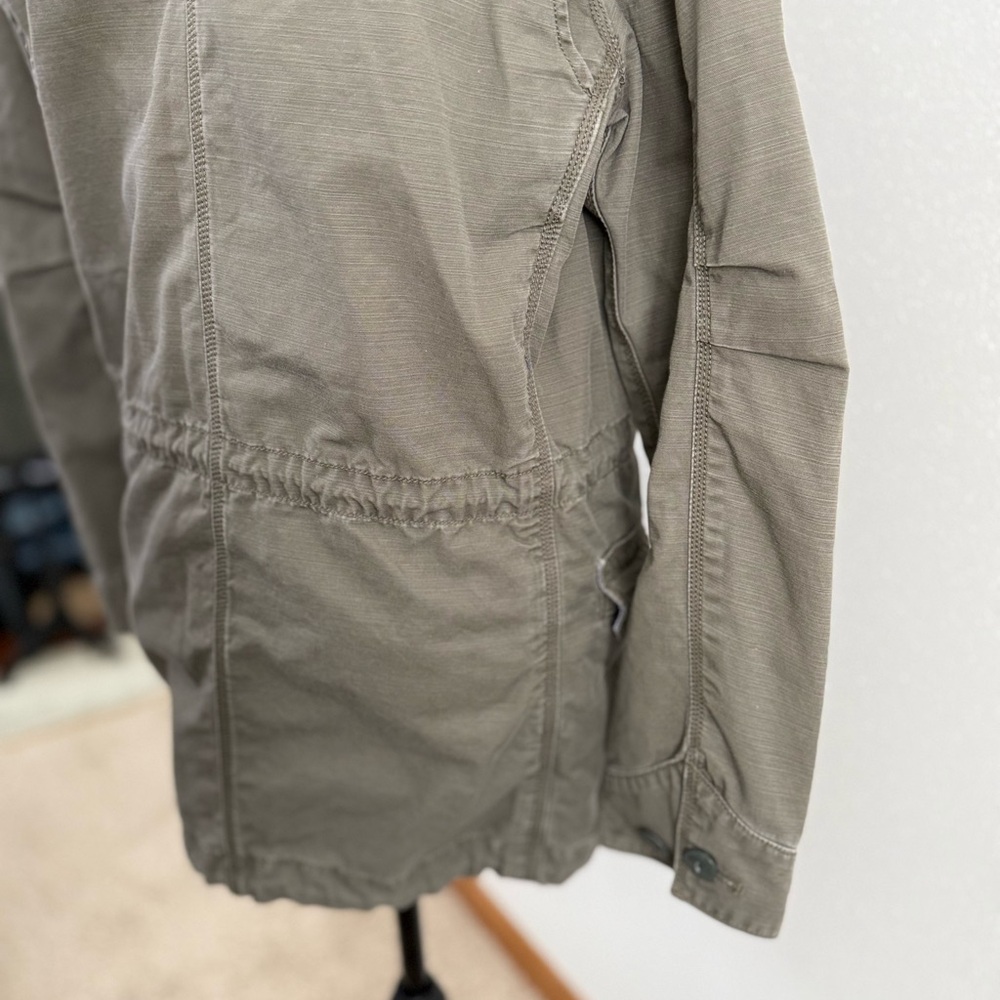 Levi’s Olive Utility Field Jacket Military Cotton Small - Picture 5 of 8
